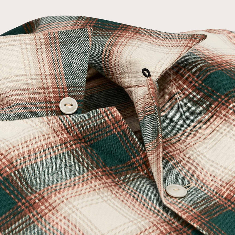 Elk heights camp shirt par Filson | Rust / pine grove plaid (Multicolour)