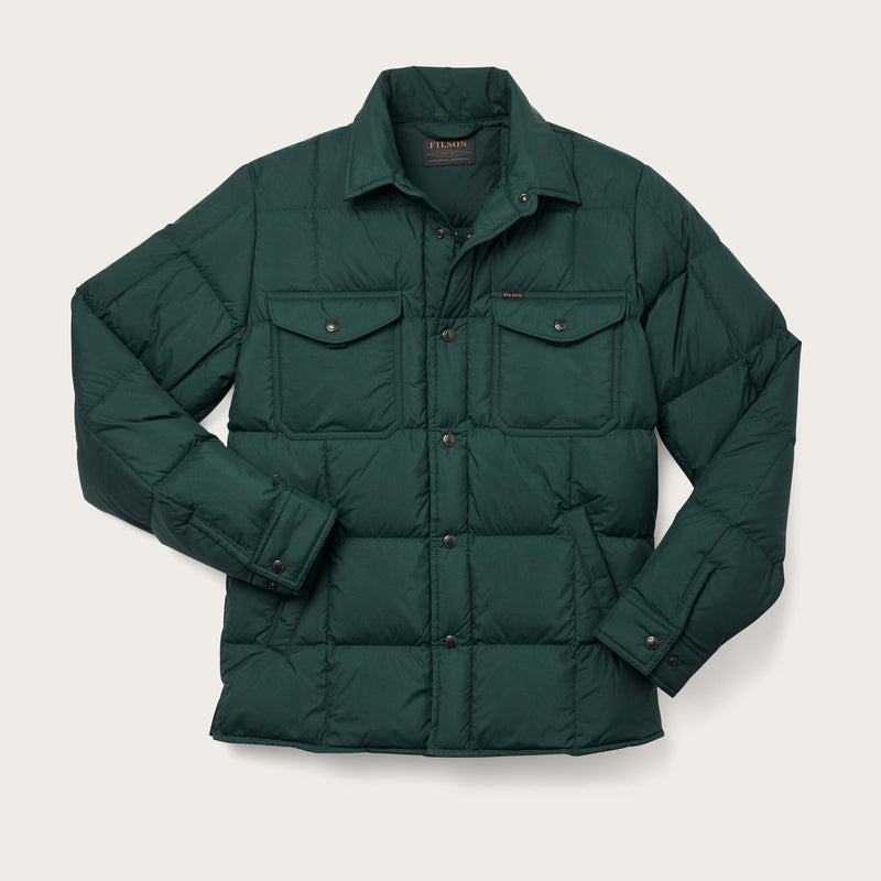 Lightweight down jac-shirt par Filson | Fir (Green)
