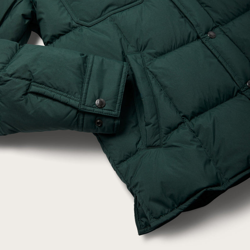 Lightweight down jac-shirt par Filson | Fir (Green)