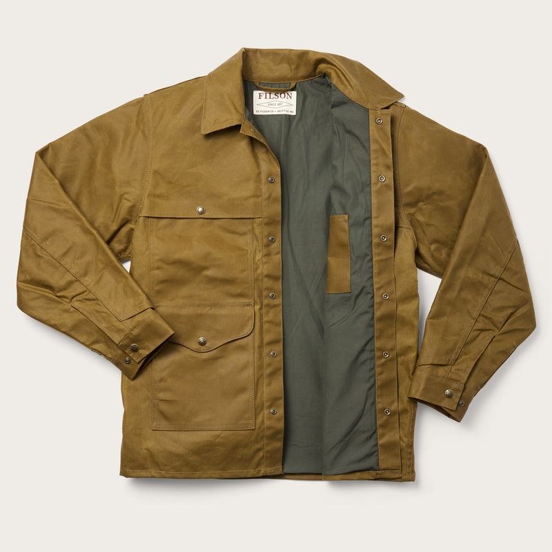 Lined tin cloth cruiser jacket par Filson | Dark tan (Beige)