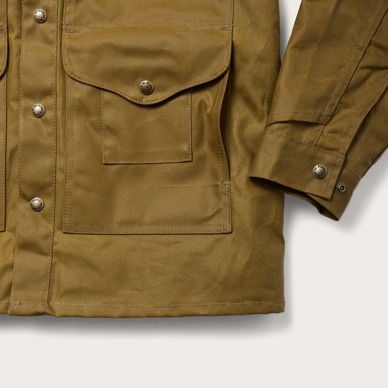 Lined tin cloth cruiser jacket par Filson | Dark tan (Beige)