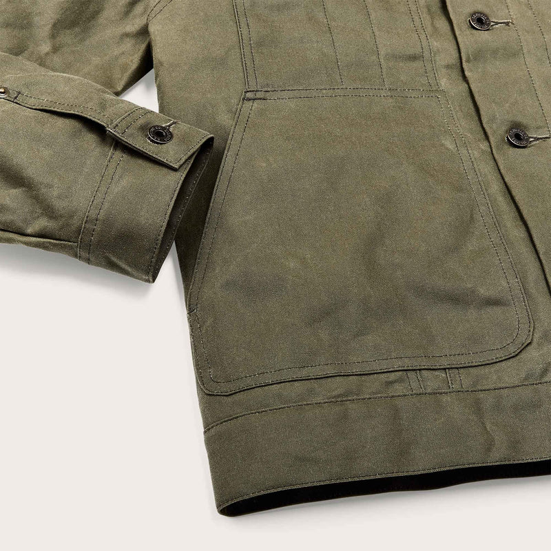 Short lined cruiser jacket aus tin cloth von Filson | Military green (Green)
