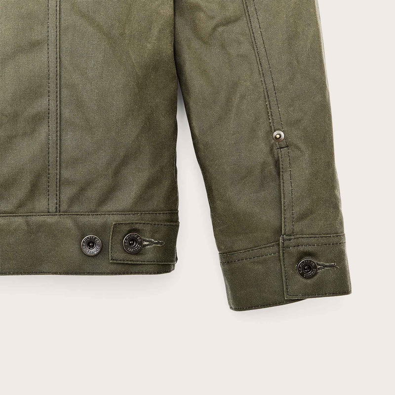 Short lined cruiser jacket aus tin cloth von Filson | Military green (Green)