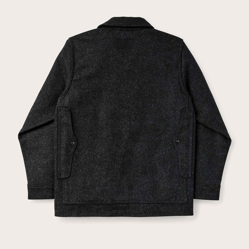 Mackinaw wool cruiser jacket by Filson | Charcoal (Grey)
