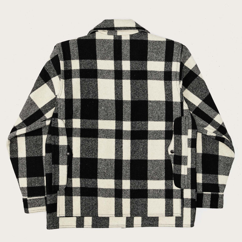 Mackinaw wool cruiser jacket di Filson | Natural / black heritage plaid (Multicolour)