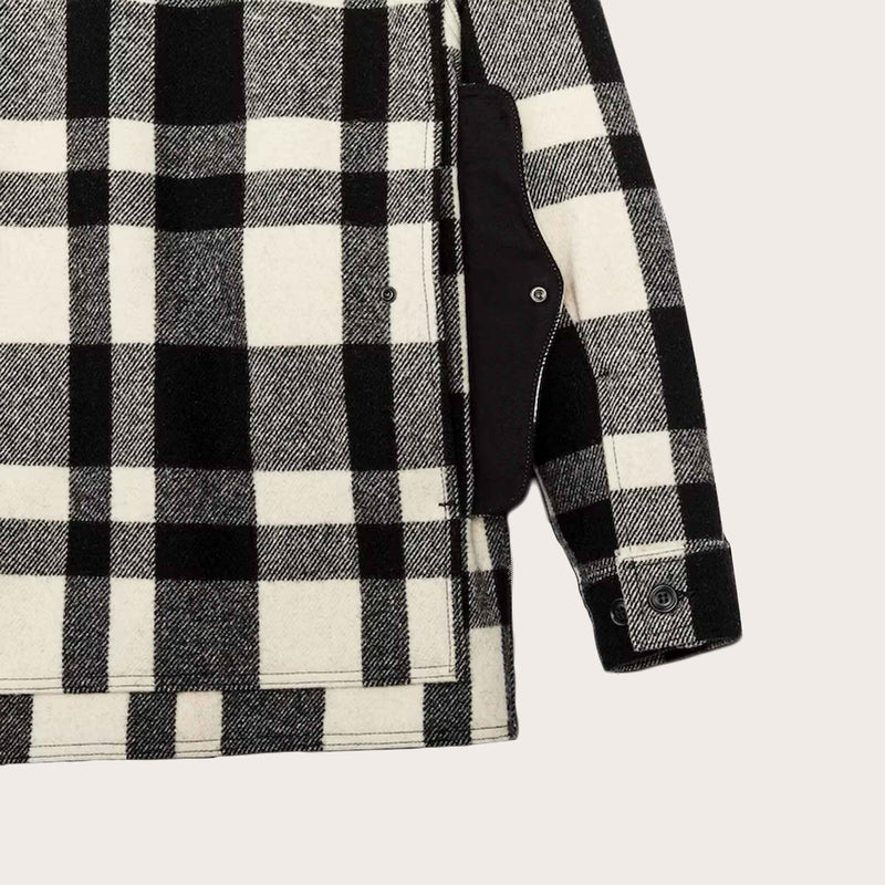 Mackinaw wool cruiser jacket di Filson | Natural / black heritage plaid (Multicolour)