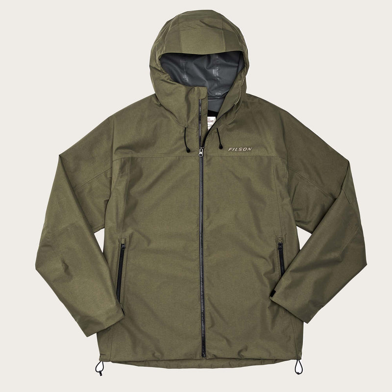 Swiftwater rain jacket di Filson | Service green (Green)