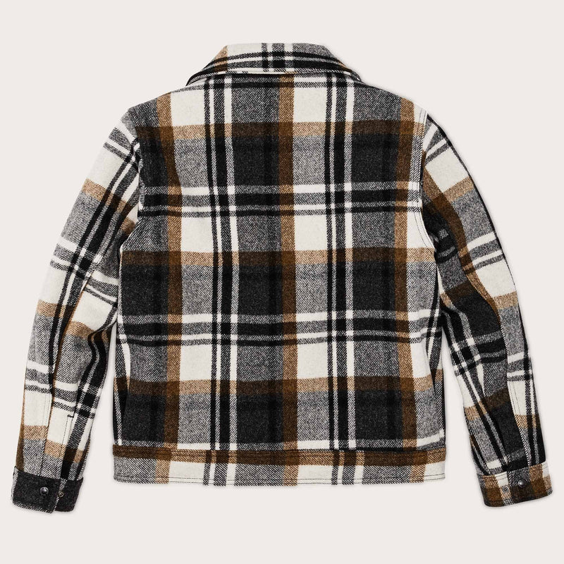Mackinaw wool work jacket von Filson | Blue coal / copper heather plaid (Multicolour)