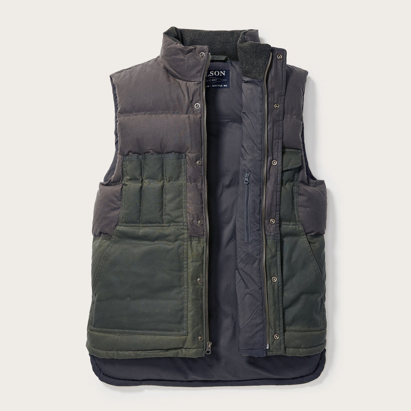 Down cruiser vest di Filson | Otter green (Green)