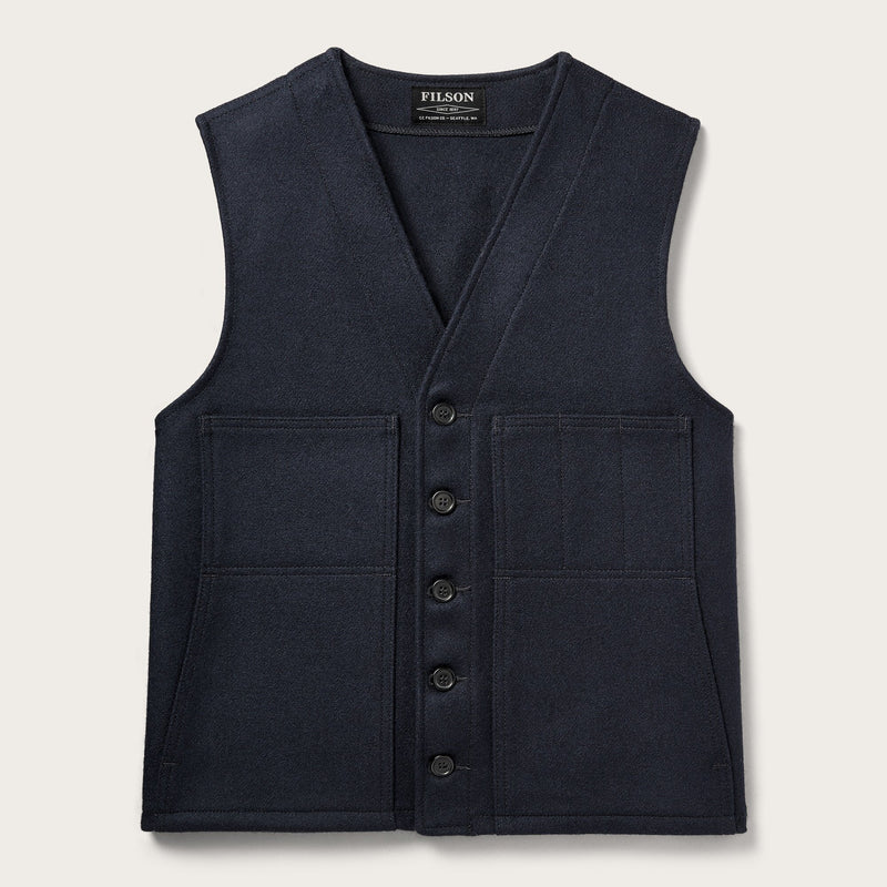 Mackinaw wool vest di Filson | Dark navy (Blue)