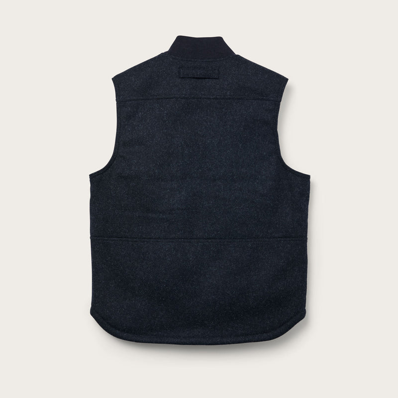 Lined mackinaw wool work vest par Filson | Charcoal (Grey)