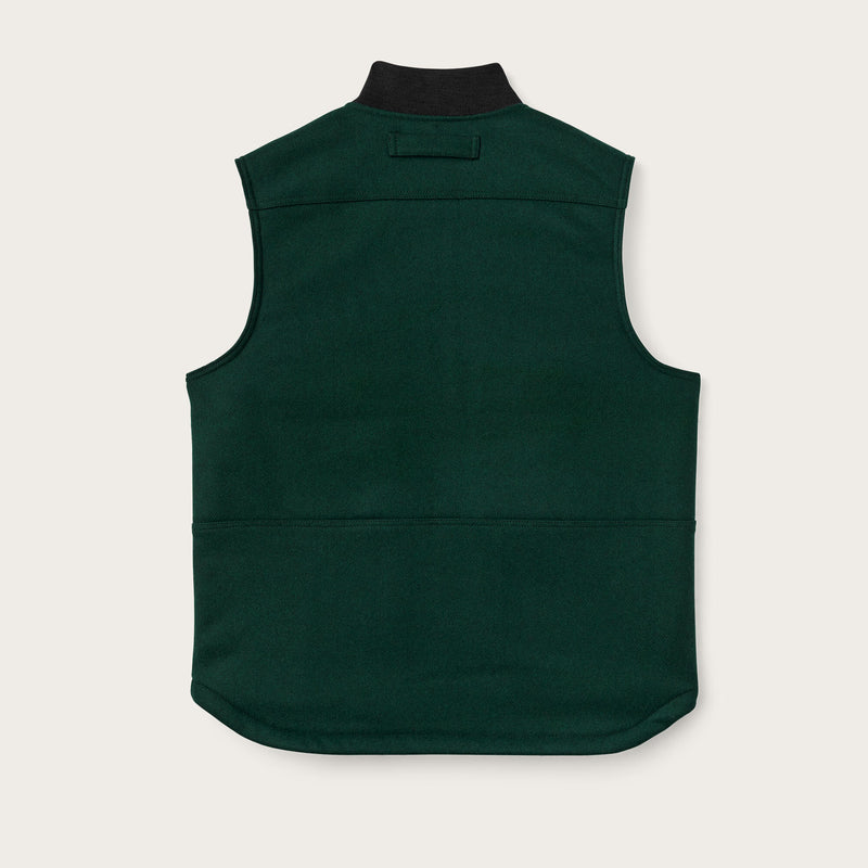 Lined mackinaw wool work vest di Filson | Dark spruce (Green)