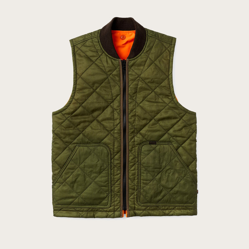 Eagle plains vest liner di Filson | Surplus green blaze (Green)
