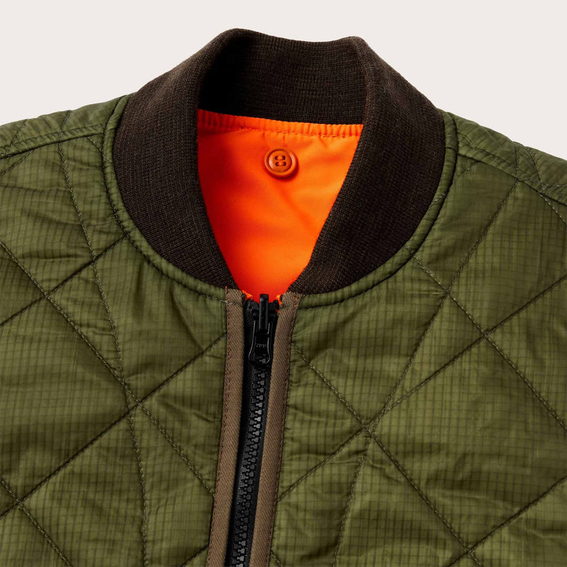 Eagle plains vest liner di Filson | Surplus green blaze (Green)