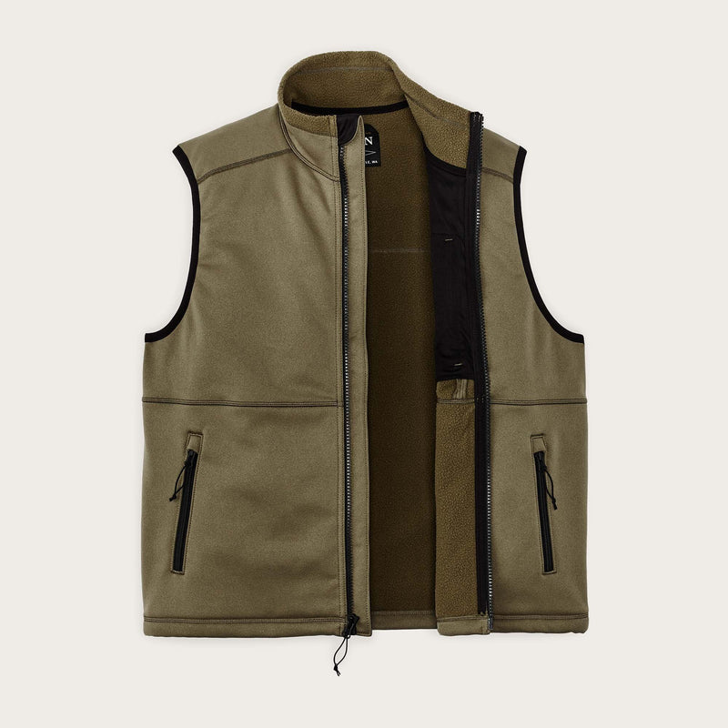 Granite ridge fleece vest di Filson | Field olive (Green)