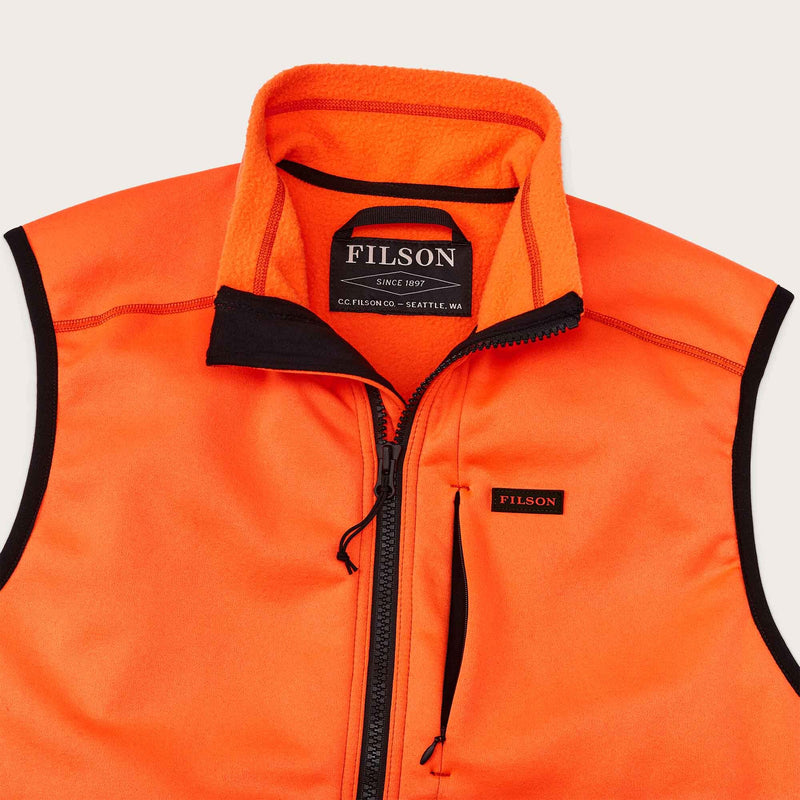 Granite spire fleece vest di Filson | Flame (Orange)