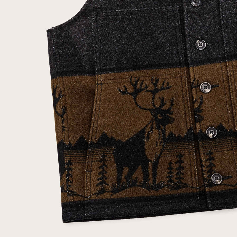 Klondike wool vest di Filson | Dark charcoal heather (Grey)