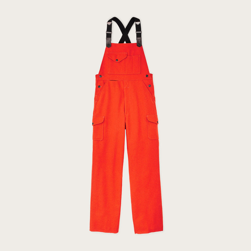 Mackinaw wool bibs par Filson | Flame (Orange)