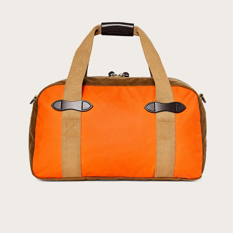 Small tin cloth duffle bag von Filson | Dark tan / flame (Orange)