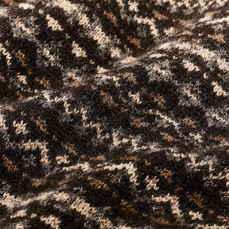 Fairisle crewneck sweater di Filson | Black / multi (Black)