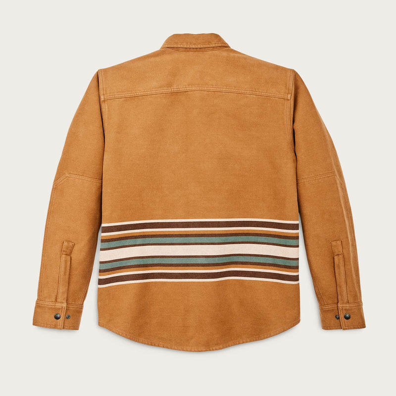 Beartooth jac-shirt di Filson | Golden brown multi stripe (Brown)