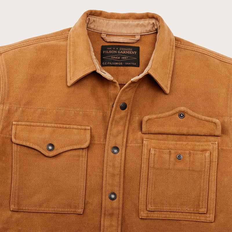 Beartooth jac-shirt di Filson | Golden brown multi stripe (Brown)