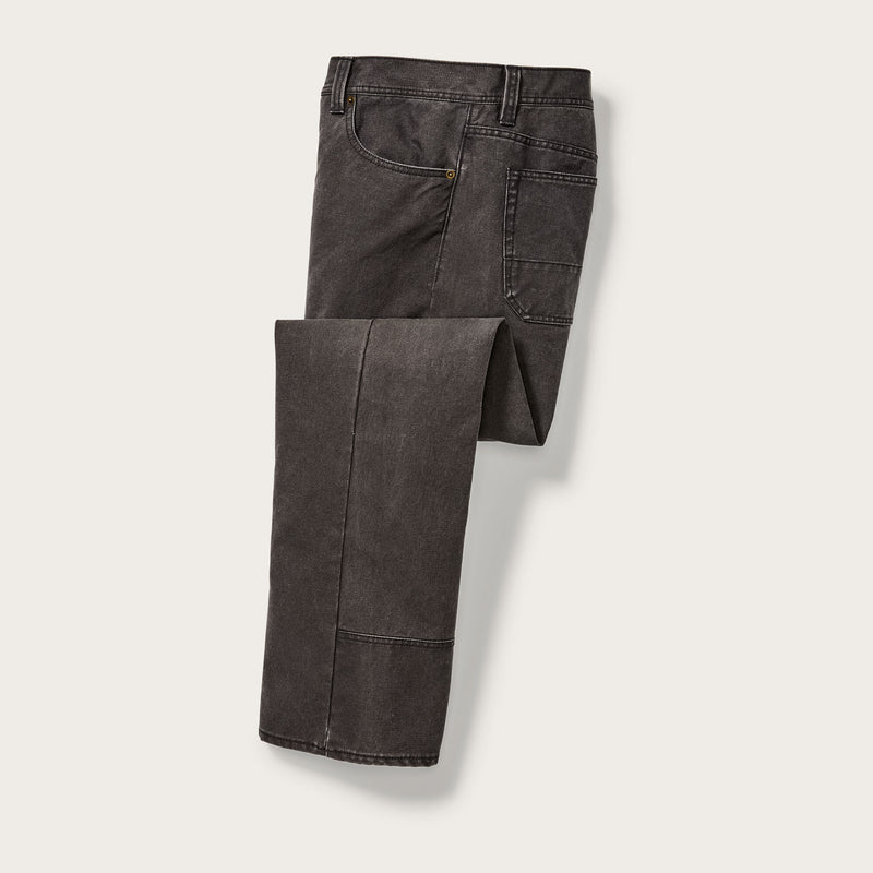 Dry tin 5 pocket pant di Filson | Raven (Black)