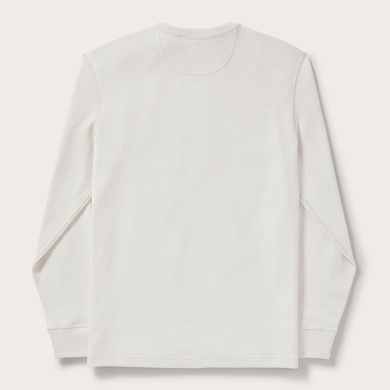 Waffle knit thermal crew par Filson | Sand (Beige)
