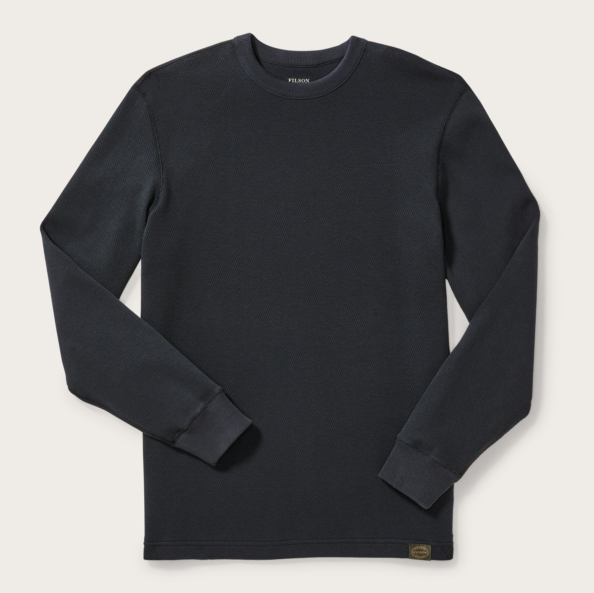 Waffle knit thermal crew by Filson Navy (Blue) - Main Image