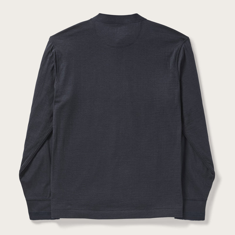 Double layer henley von Filson | Dark navy (Blue)
