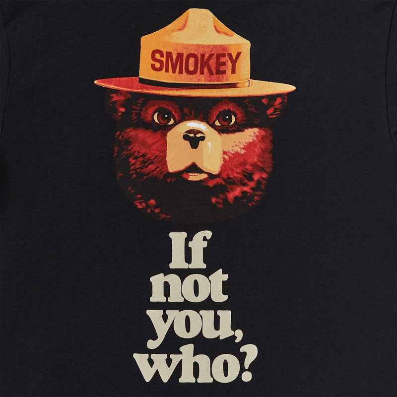 Long sleeve smokey bear pioneer t-shirt par Filson | Black smokey if not you (Black)