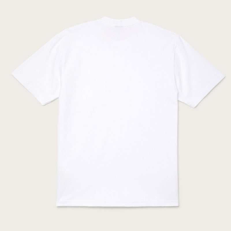 Buckshot t-shirt di Filson | White stag (White)