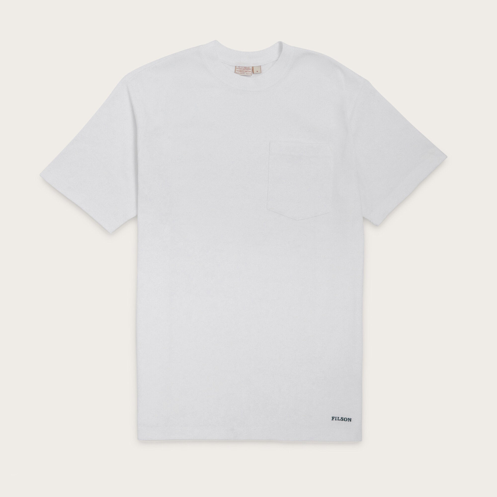 S/s pioneer solid one pocket by Filson | Bright white (White)
