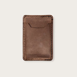 Filson leather card case di Filson | Natural brown (Brown)
