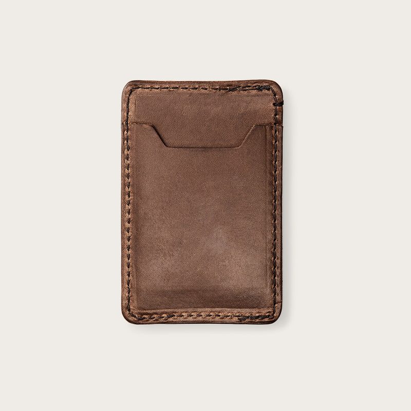 Filson leather card case di Filson | Natural brown (Brown)