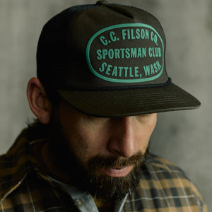 Trucker mesh cap by Filson | Dark forest / sports (Brown)
