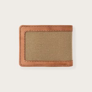 Rugged twill outfitter wallet by Filson | Tan (Beige)