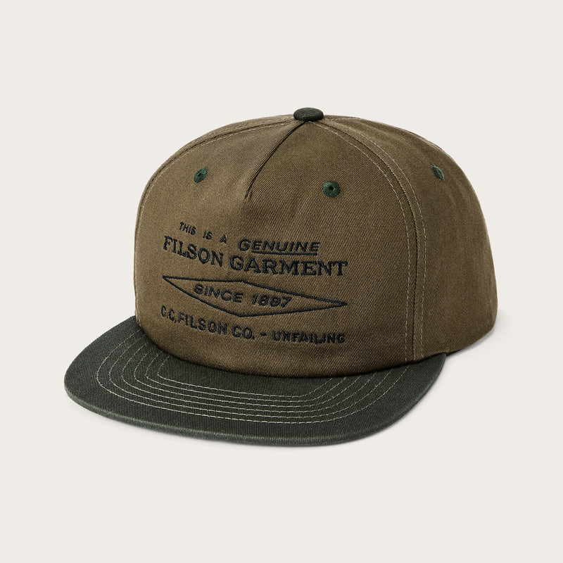 Diamond trucker cap von Filson | Olive (Green)