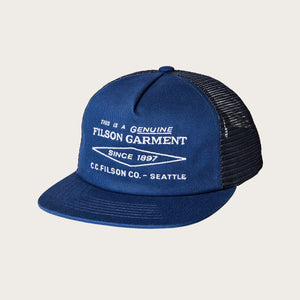 Diamond trucker mesh cap von Filson | Blue (Blue)