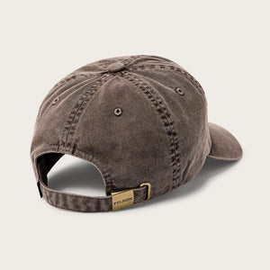 Washed low-profile logger cap di Filson | Washed brown (Brown)