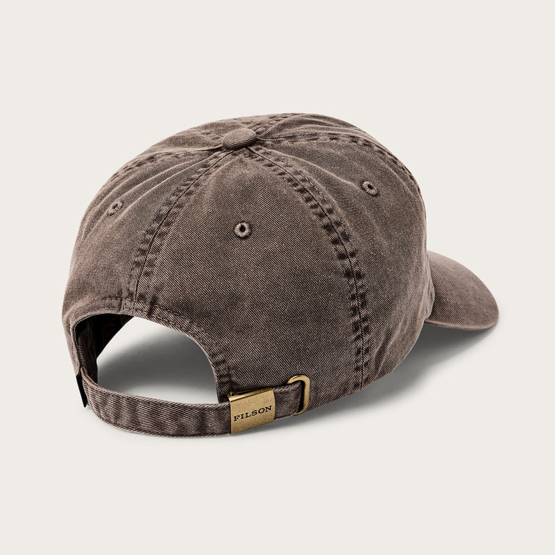 Washed low-profile logger cap di Filson | Washed brown (Brown)