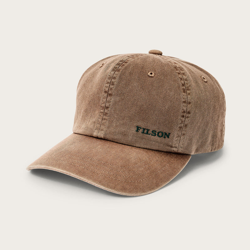 Washed low-profile logger cap by Filson | Washed tan (Beige)
