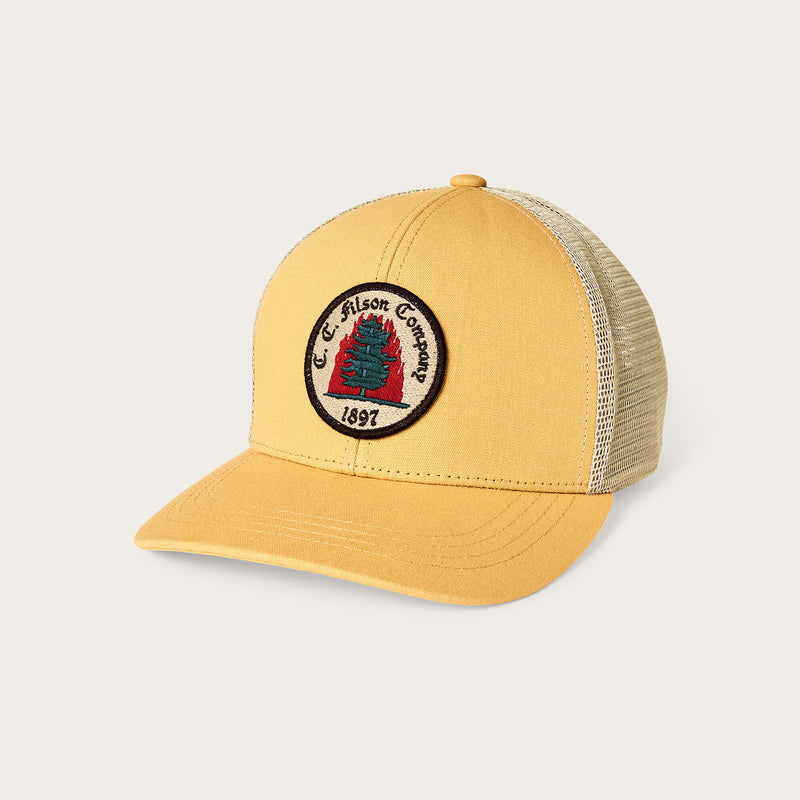 Wildfire logger mesh cap di Filson | Vintage gold (Yellow)