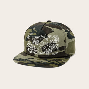 Bear mountain trucker cap di Filson | Dark camo (Green)