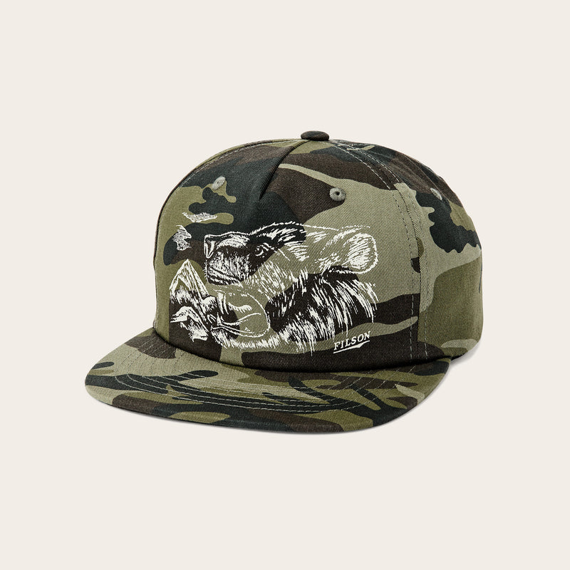 Bear mountain trucker cap di Filson | Dark camo (Green)