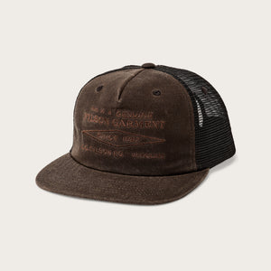 Diamond trucker mesh cap by Filson | Brown (Brown)
