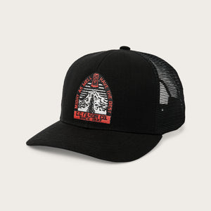 Forestry logger mesh cap by Filson | Faded black (Black)