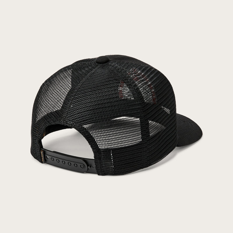 Forestry logger mesh cap by Filson | Faded black (Black)