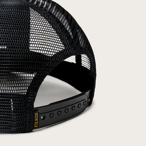 Forestry logger mesh cap by Filson | Faded black (Black)