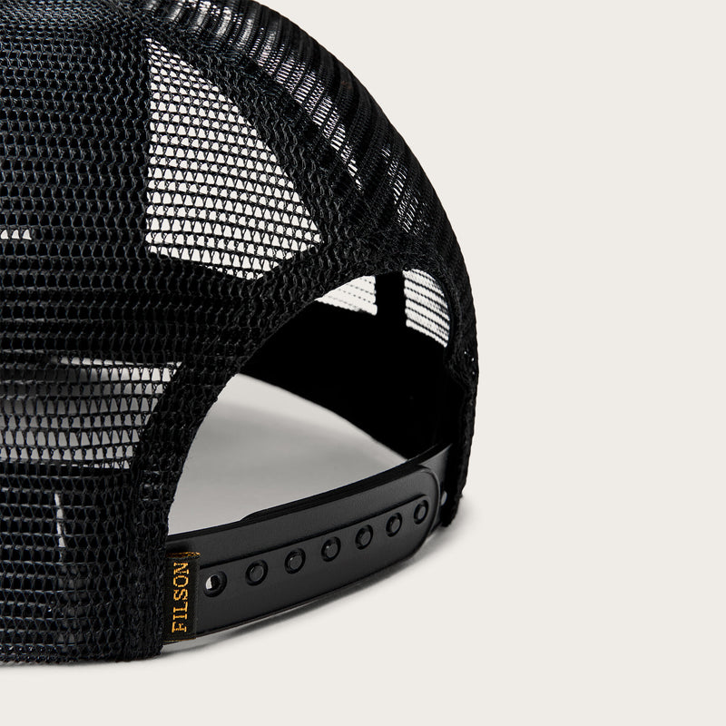 Forestry logger mesh cap by Filson | Faded black (Black)